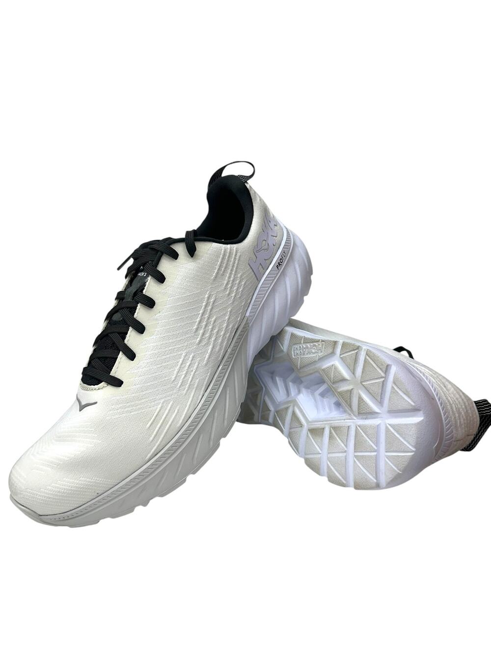 HOKA One One Mach 3 Men's Size 11 White Black Road Running Sneakers Trainer